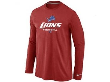 NEW Detroit Lions Critical Victory Long Sleeve T-Shirt RED NEW Detroit Lions Critical Victory Long Sleeve T-Shirt RED