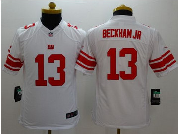 NEW Giants #13 Odell Beckham Jr White Youth Stitched NFL Limited Jersey NEW Giants #13 Odell Beckham Jr White Youth Stitched NFL Limited Jersey