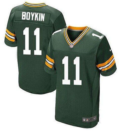 NEW Green Bay Packers #11 Jarrett Boykin Green Team Color NFL Elite Jersey NEW Green Bay Packers #11 Jarrett Boykin Green Team Color NFL Elite Jersey