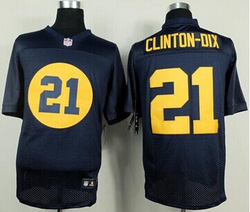 NEW Green Bay Packers #21 Ha Ha Clinton-Dix Navy Blue Alternate NFL Elite Jersey