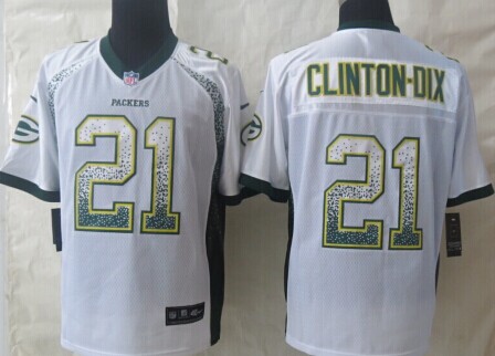 NEW Green Bay Packers #21 Ha Ha Clinton-Dix White NFL Elite Drift Fashion Jersey NEW Green Bay Packers #21 Ha Ha Clinton-Dix White NFL Elite Drift Fashion Jersey