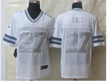 NEW Green Bay Packers #27 Eddie Lacy White NFL Limited Platinum Jersey NEW Green Bay Packers #27 Eddie Lacy White NFL Limited Platinum Jersey