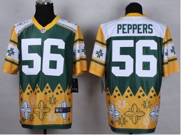 NEW Green Bay Packers #56 Julius Peppers Green NFL Elite Noble Fashion Jersey NEW Green Bay Packers #56 Julius Peppers Green NFL Elite Noble Fashion Jersey
