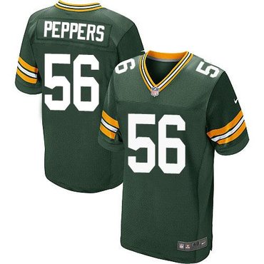 NEW Green Bay Packers #56 Julius Peppers Green Team Color NFL Elite Jersey NEW Green Bay Packers #56 Julius Peppers Green Team Color NFL Elite Jersey