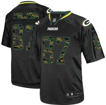 NEW Green Bay Packers #87 Jordy Nelson Black NFL Elite Camo Fashion Jersey NEW Green Bay Packers #87 Jordy Nelson Black NFL Elite Camo Fashion Jersey