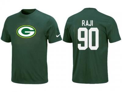 NEW Green Bay Packers #90 RAJI Name & Number T-Shirt Green