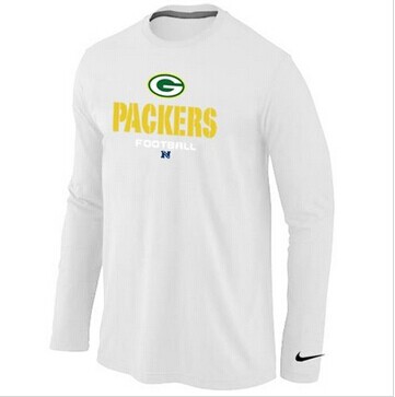 NEW Green Bay Packers Critical Victory Long Sleeve NFL T-Shirt White NEW Green Bay Packers Critical Victory Long Sleeve NFL T-Shirt White