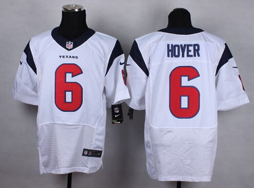 NEW Houston Texans #6 Hoyer Hopkins White NFL Elite Jersey NEW Houston Texans #6 Hoyer Hopkins White NFL Elite Jersey