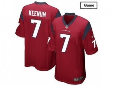 NEW Houston Texans #7 Case Keenum Red Jerseys(Game) NEW Houston Texans #7 Case Keenum Red Jerseys(Game)