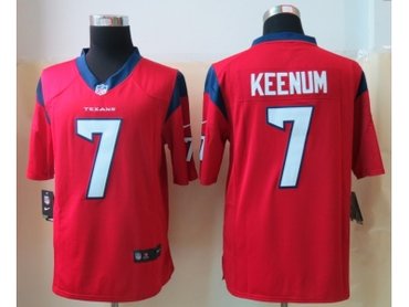 NEW Houston Texans #7 Keenum red Jerseys(Limited)