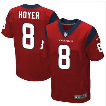 NEW Houston Texans #8 Brian Hoyer Red Alternate Men's Stitched NFL Elite Jersey NEW Houston Texans #8 Brian Hoyer Red Alternate Men's Stitched NFL Elite Jersey