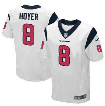 NEW Houston Texans #8 Brian Hoyer White Men's Stitched NFL Elite Jersey NEW Houston Texans #8 Brian Hoyer White Men's Stitched NFL Elite Jersey
