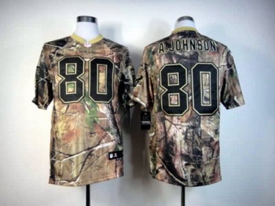 2012 NEW Houston Texans #80 Andre A.Johnson Camo Realtree NFL Jerseys(Elite)