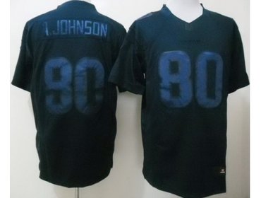 NEW Houston Texans 80 Andre Johnson Navy Blue Drenched Limited NFL Jerseys
