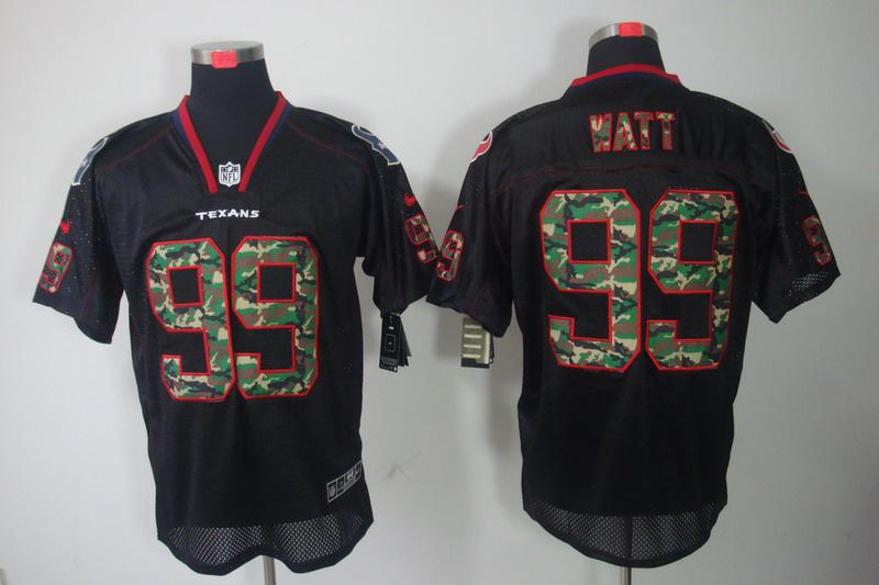 NEW Houston Texans 99 J.J. Watt Lights Out Black Elite Jerseys(Camo Number) NEW Houston Texans 99 J.J. Watt Lights Out Black Elite Jerseys(Camo Number)