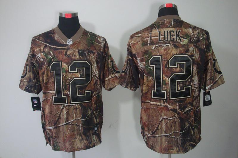 NEW Indianapolis Colts 12 Andrew Luck Camo Realtree NFL Jerseys(Elite) NEW Indianapolis Colts 12 Andrew Luck Camo Realtree NFL Jerseys(Elite)