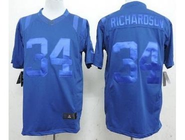 NEW Indianapolis Colts 34 Trent Richardson Blue Drenched Limited NFL Jerseys NEW Indianapolis Colts 34 Trent Richardson Blue Drenched Limited NFL Jerseys