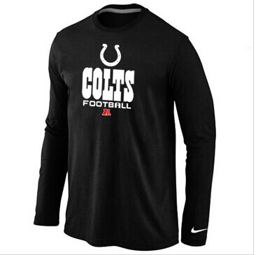 NEW Indianapolis Colts Critical Victory Long Sleeve NFL T-Shirt Black NEW Indianapolis Colts Critical Victory Long Sleeve NFL T-Shirt Black