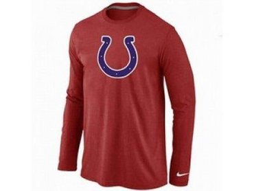NEW Indianapolis Colts Logo Long Sleeve T-Shirt RED NEW Indianapolis Colts Logo Long Sleeve T-Shirt RED