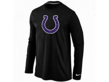 NEW Indianapolis Colts Logo Long Sleeve T-Shirt black NEW Indianapolis Colts Logo Long Sleeve T-Shirt black