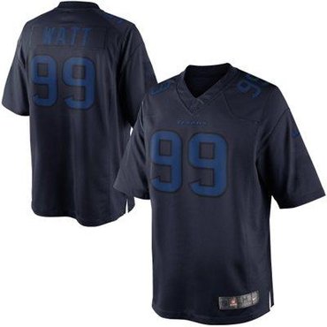 NEW J.J. Watt Houston Texans Drenched Limited Jerseys(Navy Blue)
