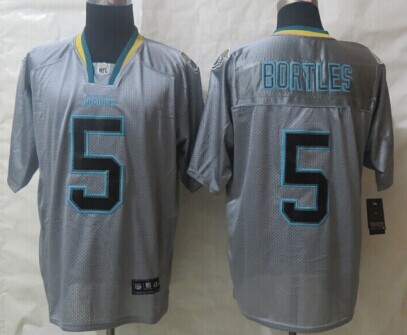 NEW Jacksonville Jaguars #5 Blake Bortles Lights Out Grey NFL Elite Jersey