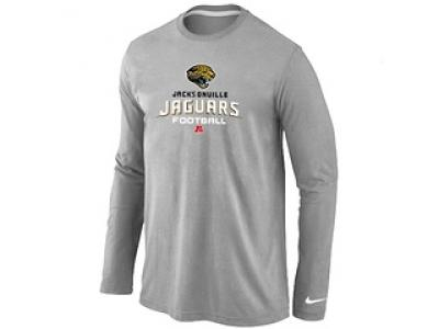 NEW Jacksonville Jaguars Critical Victory Long Sleeve T-Shirt Grey NEW Jacksonville Jaguars Critical Victory Long Sleeve T-Shirt Grey