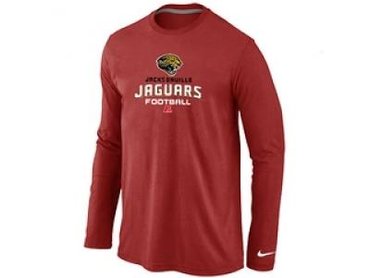 NEW Jacksonville Jaguars Critical Victory Long Sleeve T-Shirt RED NEW Jacksonville Jaguars Critical Victory Long Sleeve T-Shirt RED