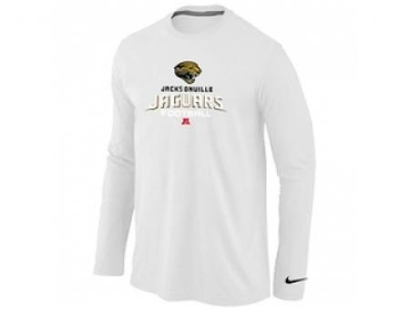 NEW Jacksonville Jaguars Critical Victory Long Sleeve T-Shirt White NEW Jacksonville Jaguars Critical Victory Long Sleeve T-Shirt White