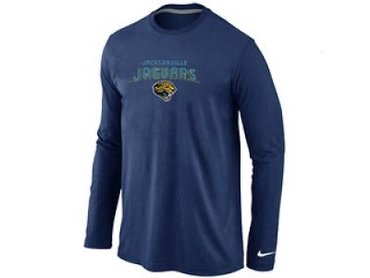NEW Jacksonville Jaguars Heart & Soul Long Sleeve T-Shirt D.Blue NEW Jacksonville Jaguars Heart & Soul Long Sleeve T-Shirt D.Blue