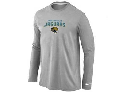 NEW Jacksonville Jaguars Heart & Soul Long Sleeve T-Shirt Grey NEW Jacksonville Jaguars Heart & Soul Long Sleeve T-Shirt Grey