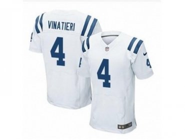 NEW Jerseys Indianapolis Colts #4 Vinatieri white(Elite)