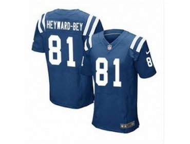 NEW Jerseys Indianapolis Colts #81 Heyward-bey Blue(Elite)