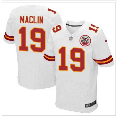 NEW Kansas City Chiefs #19 Jeremy Maclin White Men's Stitched NFL Elite Jersey NEW Kansas City Chiefs #19 Jeremy Maclin White Men's Stitched NFL Elite Jersey