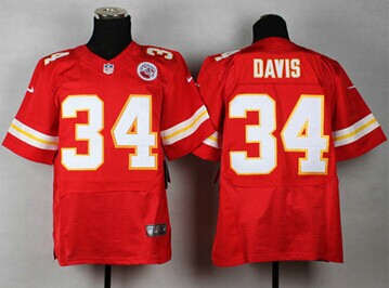 NEW Kansas City Chiefs #34 Knile Davis Team Color Elite NFL Jersey NEW Kansas City Chiefs #34 Knile Davis Team Color Elite NFL Jersey