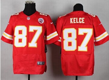 NEW Kansas City Chiefs #87 Travis Kelce Red Team Color NFL Elite Jersey NEW Kansas City Chiefs #87 Travis Kelce Red Team Color NFL Elite Jersey