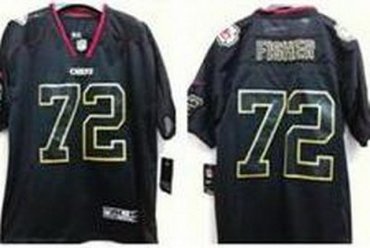 NEW Kansas City Chiefs 72 Eric Fisher Black Light Out Elite NFL Jerseys NEW Kansas City Chiefs 72 Eric Fisher Black Light Out Elite NFL Jerseys