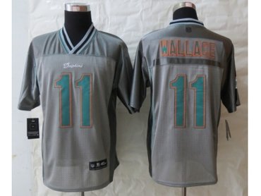 NEW Miami Dolphins #11 Wallace Grey Jerseys(Vapor Elite) NEW Miami Dolphins #11 Wallace Grey Jerseys(Vapor Elite)