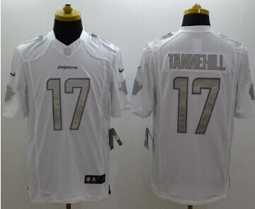 NEW Miami Dolphins #17 Ryan Tannehill White NFL Limited Platinum jersey NEW Miami Dolphins #17 Ryan Tannehill White NFL Limited Platinum jersey
