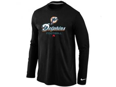 NEW Miami Dolphins Critical Victory Long Sleeve T-Shirt Black NEW Miami Dolphins Critical Victory Long Sleeve T-Shirt Black