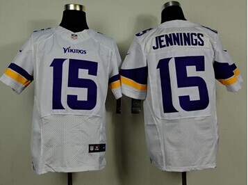 NEW Minnesota Vikings #15 Greg Jennings White NFL Elite Jersey NEW Minnesota Vikings #15 Greg Jennings White NFL Elite Jersey