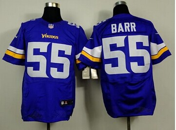 NEW Minnesota Vikings #55 Anthony Barr Purple Team Color NFL Elite Jersey NEW Minnesota Vikings #55 Anthony Barr Purple Team Color NFL Elite Jersey