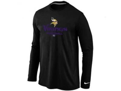 NEW Minnesota Vikings Critical Victory Long Sleeve T-Shirt Black NEW Minnesota Vikings Critical Victory Long Sleeve T-Shirt Black