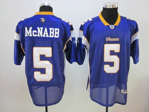 NEW Minnesota Vikings Jerseys 5 Mcnabb Purple Jersey NEW Minnesota Vikings Jerseys 5 Mcnabb Purple Jersey