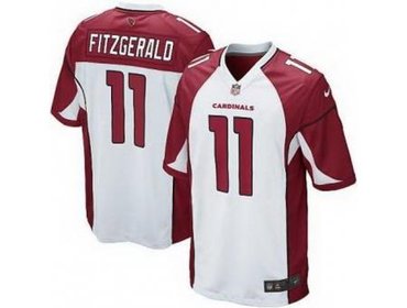 NEW NFL Arizona Cardinals 11 Larry Fitzgerald White Jerseys(Game) NEW NFL Arizona Cardinals 11 Larry Fitzgerald White Jerseys(Game)