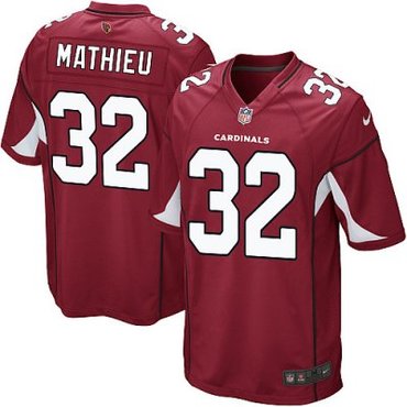 NEW NFL Arizona Cardinals 32 Tyrann Mathieu Red Jerseys (Game) NEW NFL Arizona Cardinals 32 Tyrann Mathieu Red Jerseys (Game)