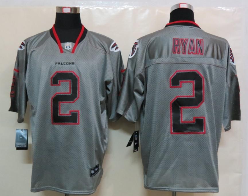 NEW NFL Atlanta Falcons 2 Matt Ryan Lights Out Grey Jerseys (Elite) NEW NFL Atlanta Falcons 2 Matt Ryan Lights Out Grey Jerseys (Elite)