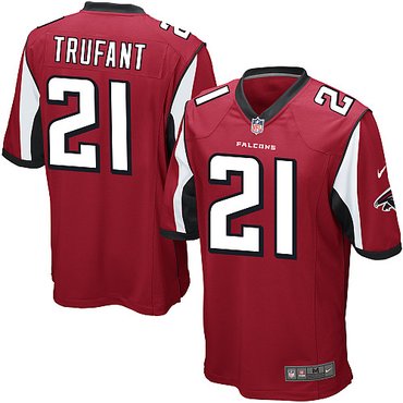 NEW NFL Atlanta Falcons 21 Desmond Trufant Red Jerseys (Game) NEW NFL Atlanta Falcons 21 Desmond Trufant Red Jerseys (Game)