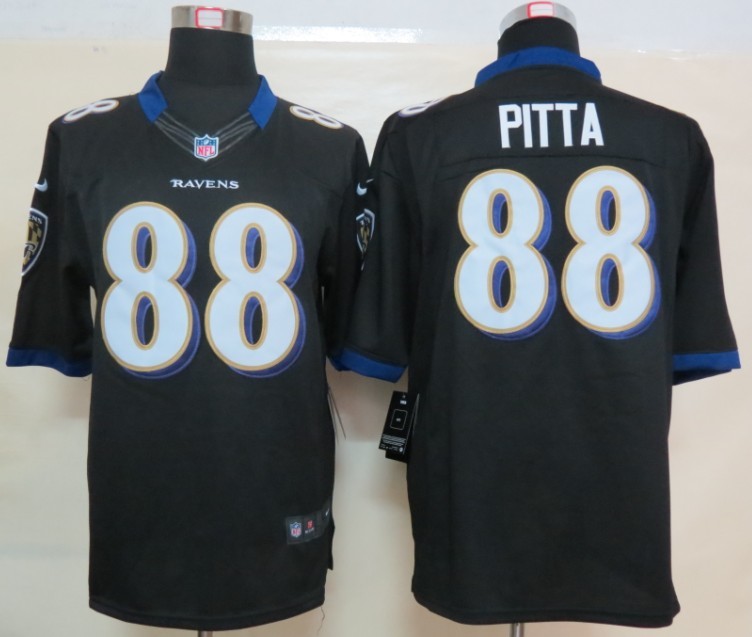 NEW NFL Baltimore Ravens 88 Pitta Black Jerseys (Limited) NEW NFL Baltimore Ravens 88 Pitta Black Jerseys (Limited)