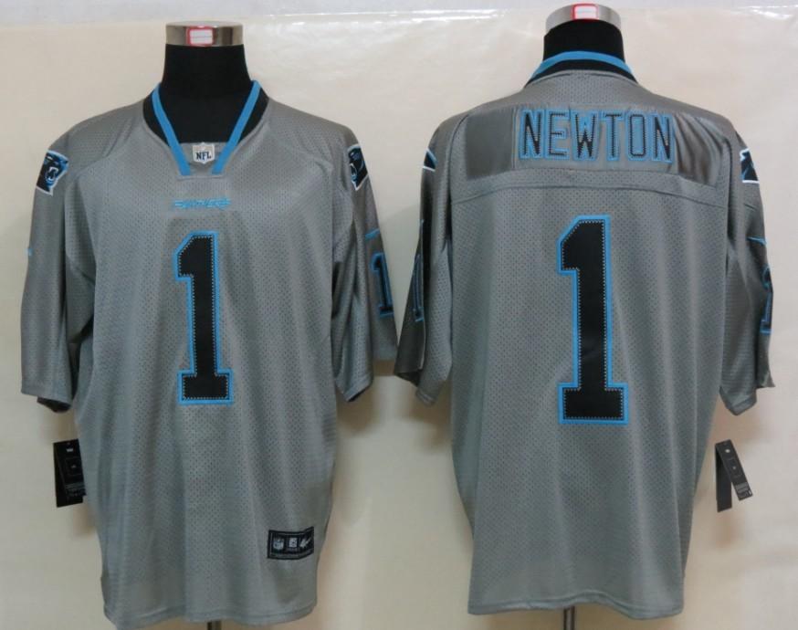 NEW NFL Carolina Panthers 1 Cam Newton Lights Out Grey Jerseys(Elite) NEW NFL Carolina Panthers 1 Cam Newton Lights Out Grey Jerseys(Elite)